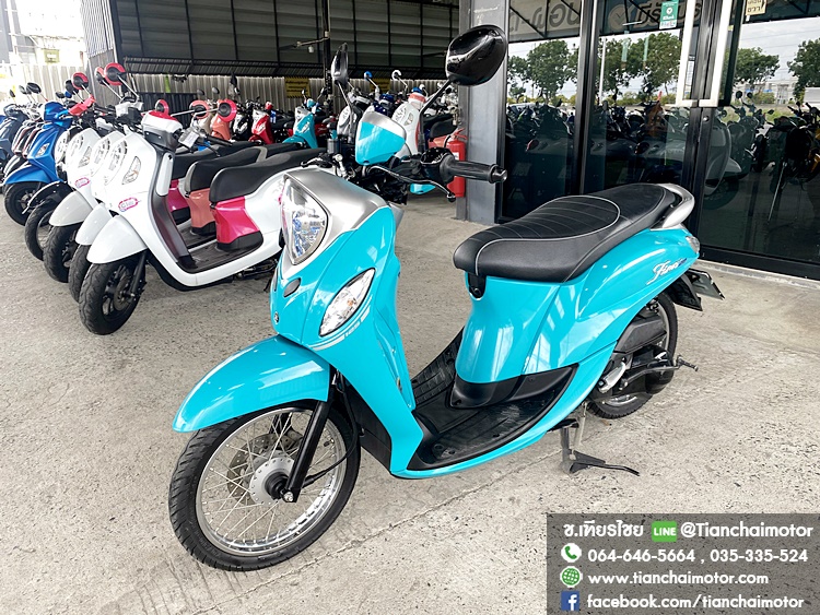 ★ดาวน์4,500★FINO ปี 66 สีเขียวมิ้น วิ่งน้อย เครื่องเดิมแน่น ใช้งานทนทาน ขับขี่คล่องตัว ชุดสีสวย เครื่องดี ศูนย์ดี ราคา 38,900