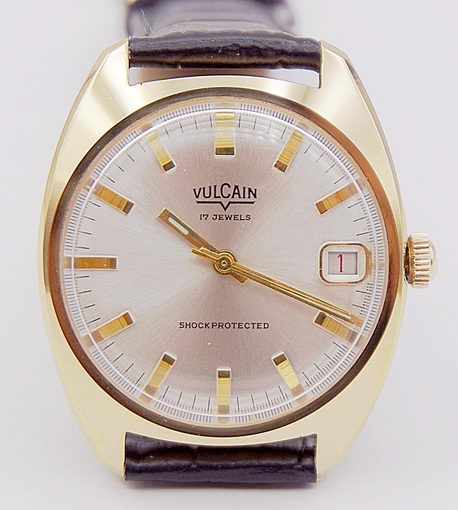 นาฬิกาเก่า VULCAIN ไขลาน