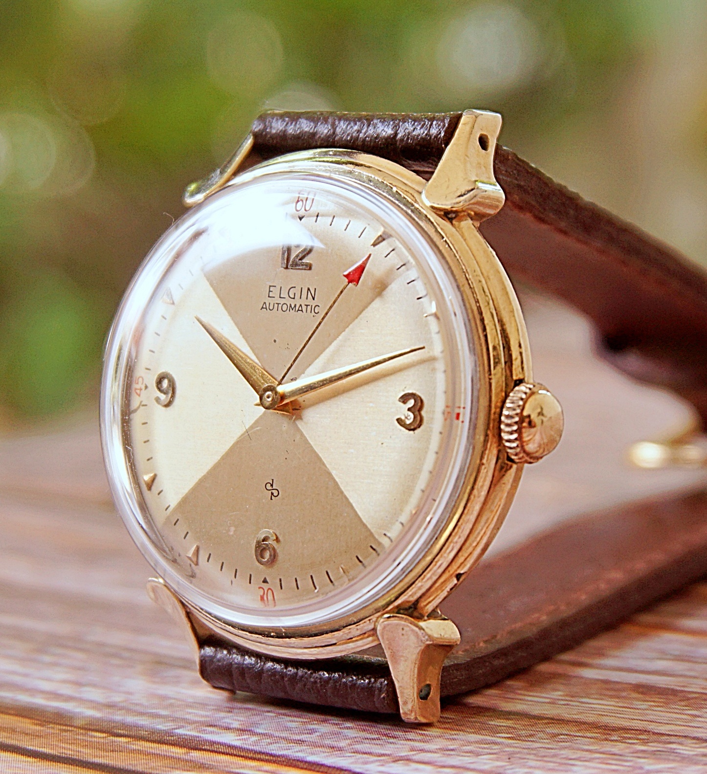 นาฬิกาเก่า ELGIN ออโตเมติกครึ่งรอบ