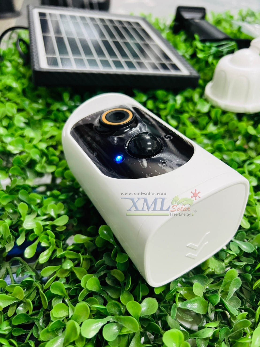 กล้องวงจรปิดโซล่าเซลล์ MODI XML ระบบ Wifi (1080P) Model 1