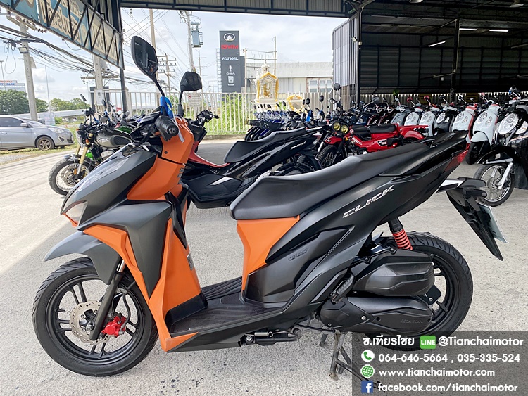 ★ดาวน์8,000★CLICK150 ปี 62 สีดำส้มเท่ๆ กุญแจรีโมท เครื่องเดิมแน่น ชุดสีสวยรอบคัน เครื่องดี ศูนย์ดี ประหยัดน้ำมัน ราคา 44,500