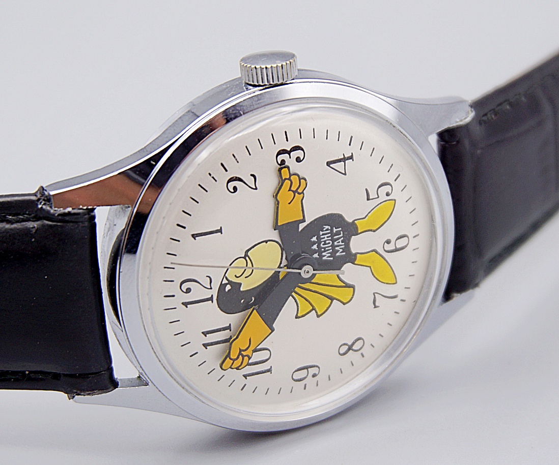 นาฬิกาเก่า MIGHTY MALT BY HELBROS ไขลาน