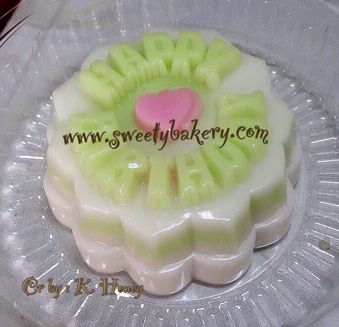 แม่พิมพ์ขนม แม่พิมพ์วุ้น แม่พิมพ์พลาสติกสองชั้น รูป HBD เบอร์ 11