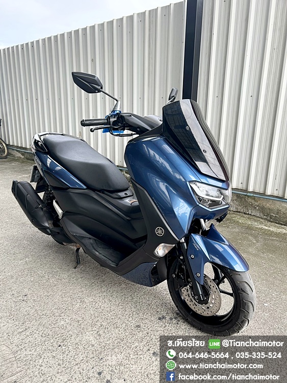 ★ฟรีดาวน์★N-MAX ปี 66 สีน้ำเงิน วิ่งน้อย ขับขี่นิ่มๆ เครื่องเดิมๆ ดอกยางแน่น เครื่องดี ศูนย์ดี ตัวรถพร้อมใช้งาน ราคา 77,500