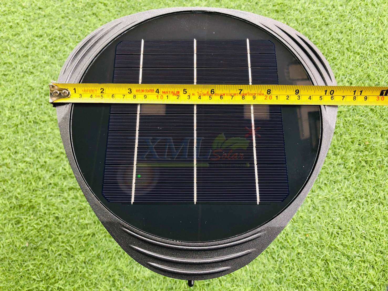 โคมไฟหัวเสาโซล่าเซลล์ รุ่น TZ-11837 (เปิดได้ 2 แสง)