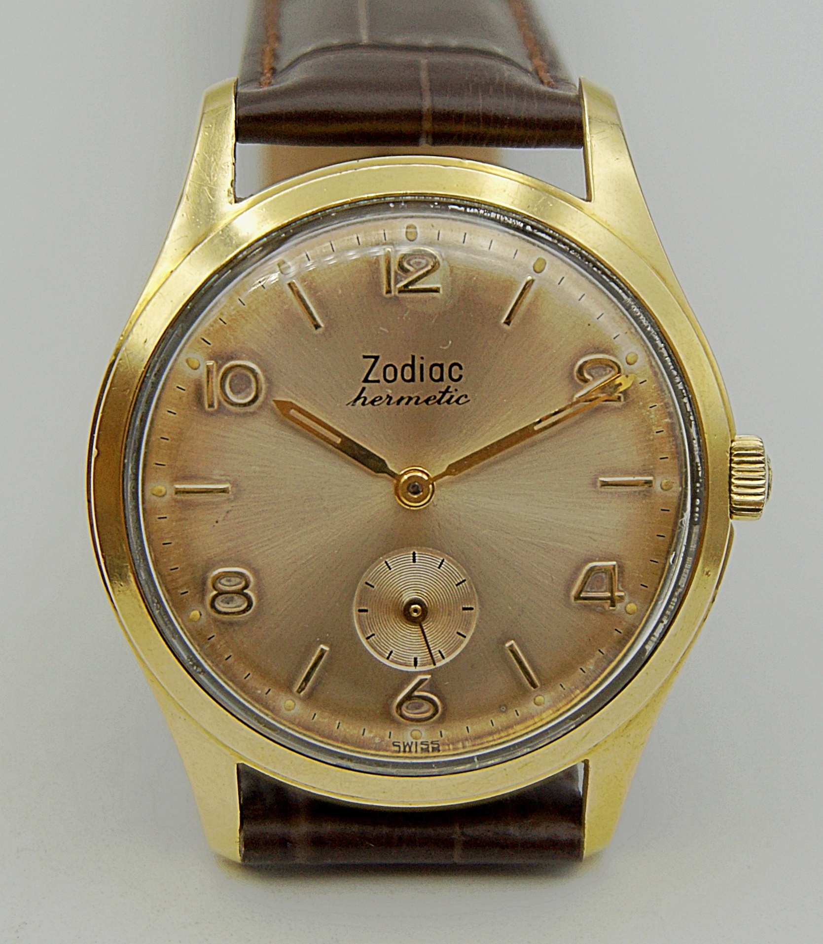 นาฬิกาเก่า ZODIAC ไขลาน