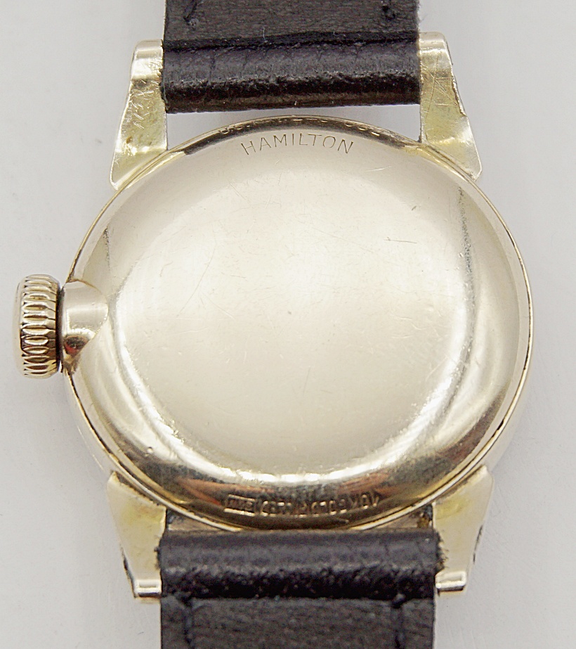 นาฬิกาเก่า HAMILTON ไขลานสองเข็มครึ่ง