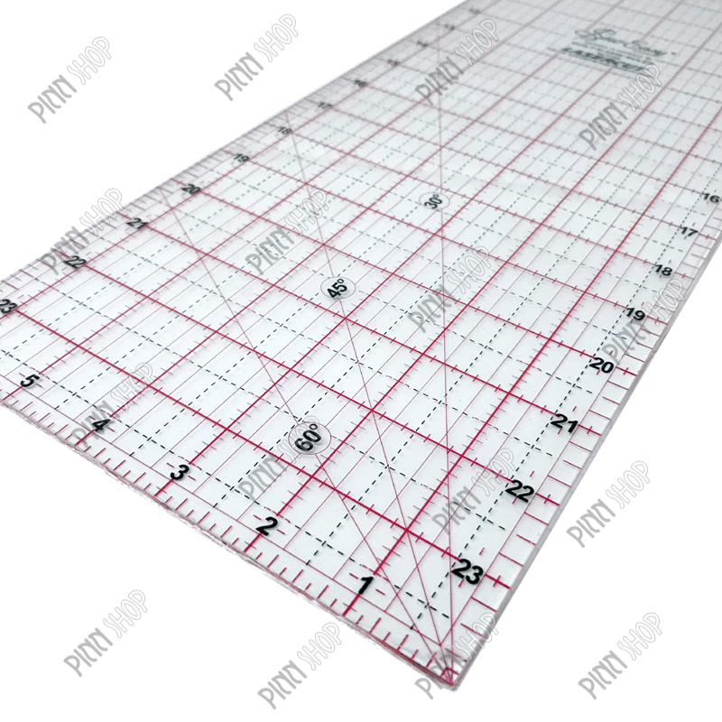 ไม้บรรทัดสำหรับงานควิลท์ Quilt ขนาด 24 x 6.5 นิ้ว