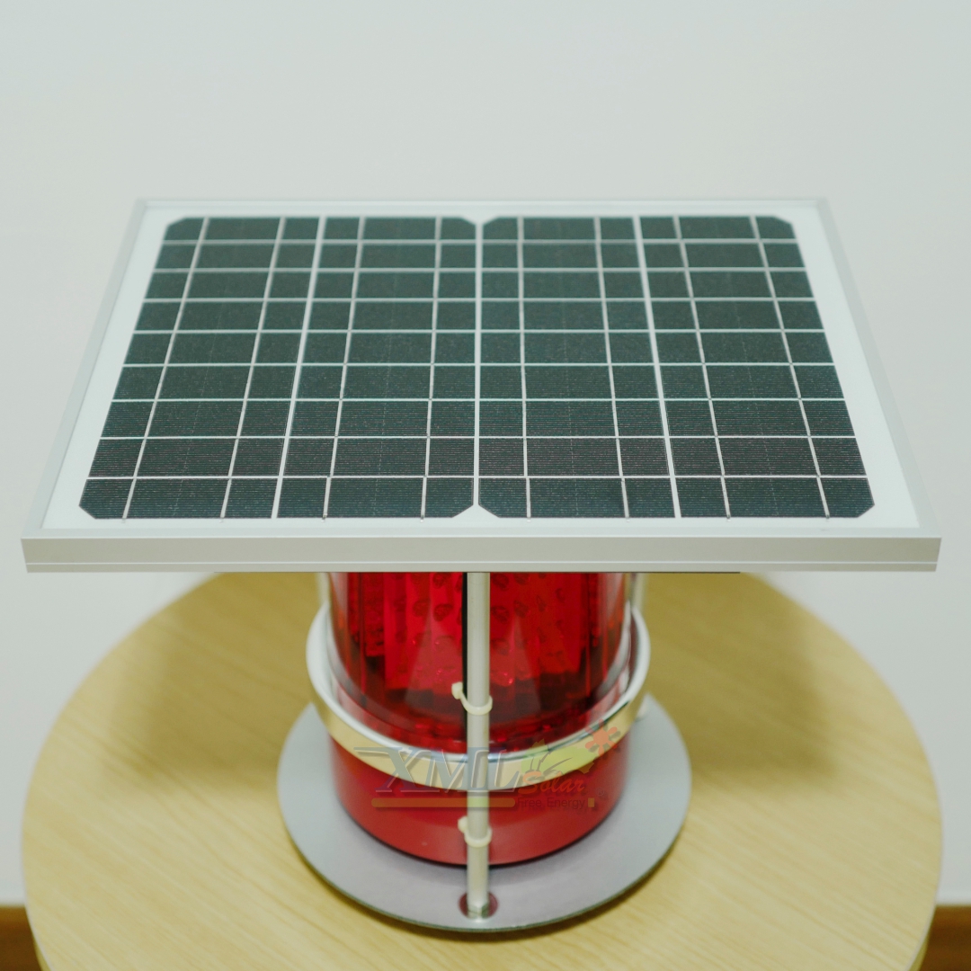 ไฟไซเรนพลังงานแสงอาทิตย์ (แสง : สีแดง) 10 watt