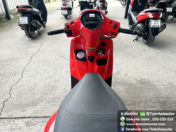 ★ฟรีดาวน์★GRAND FILANO ปี67 วิ่งเพียง 6000 กิโล สภาพเหมือรถใหม่ เครื่องเดิมแน่น เครื่องดี ศูนย์ดี ราคา 57,500