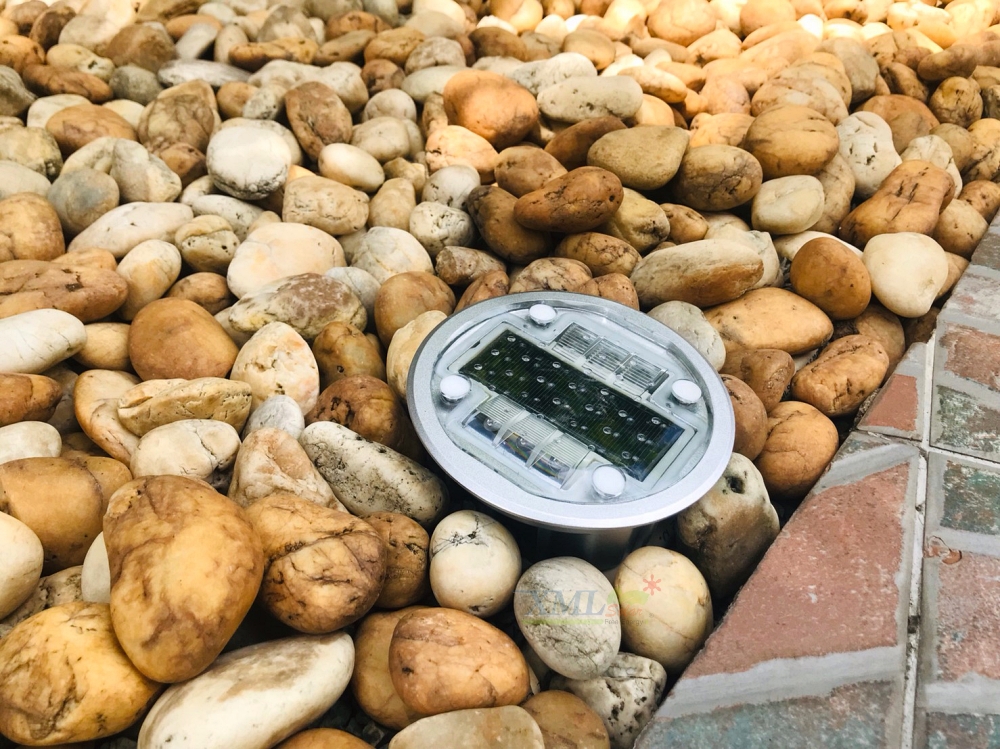 โคมไฟฝังพื้น 6 LED รุ่น Premium IP68 (แสง : เหลืองกระพริบ)