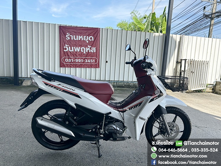 FINN ปี66 วิ่งเพียง 6000 กิโล เครื่องเดิมๆ ใช้งานทนทาน เครื่องแน่น ศูนย์ดี ชุดสีสวย ประหยัด ขับขี่นิ่มๆ ราคา 39,900