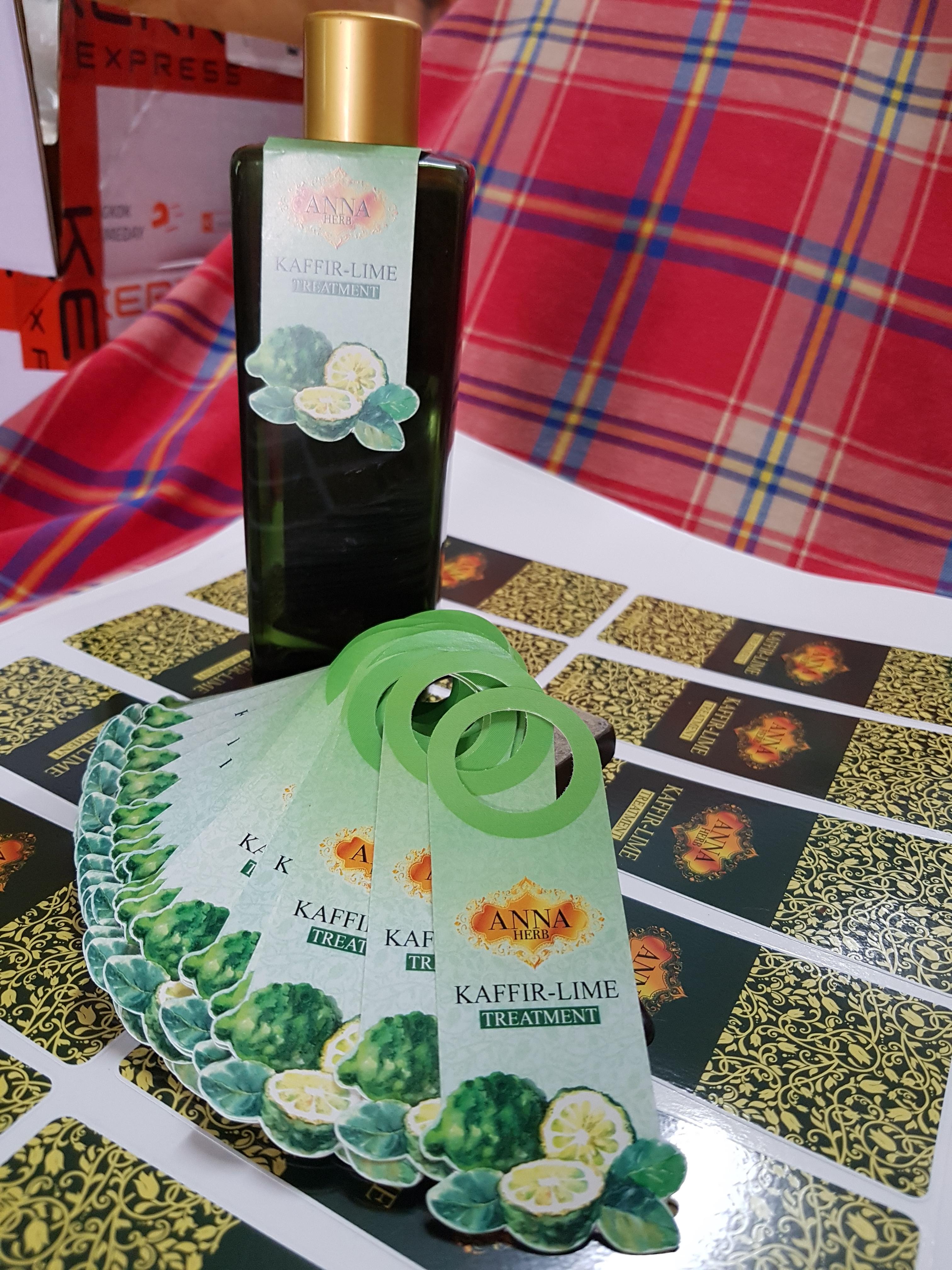 ฉลากแชมพู ครีมนวดผม