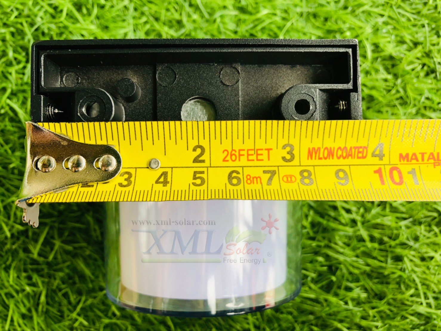 โคมไฟโซล่าเซลล์ ติดผนัง สไตล์มินิมอล รุ่น ทรงกลม (เปิดได้ 2 แสง)