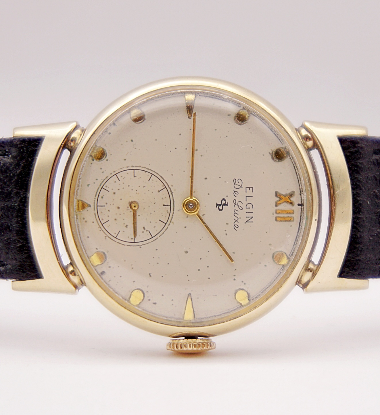 นาฬิกาเก่า ELGIN ไขลานสองเข็มครึ่ง