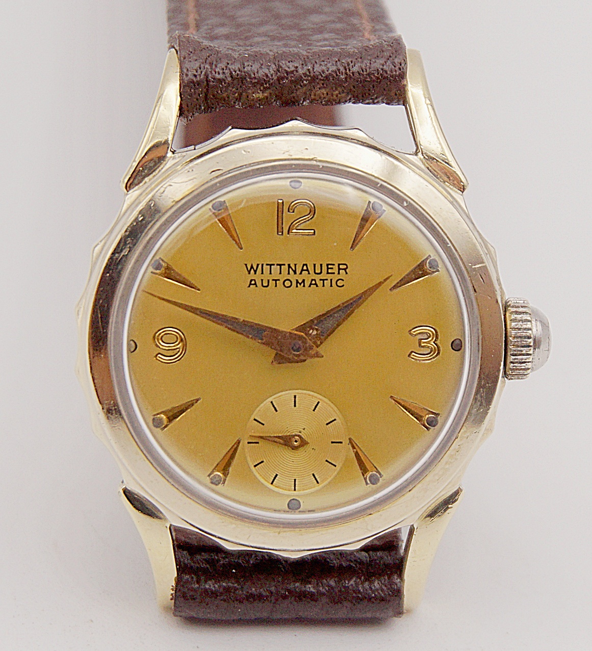 นาฬิกาเก่า WITTNAUER BY LONGINES ออโตเมติกสองเข็มครึ่ง (นาฬิกาผู้หญิง)