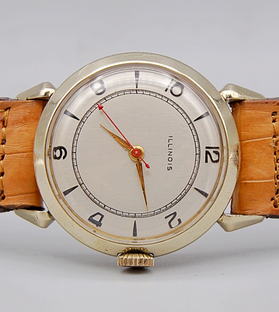 นาฬิกาเก่า ILLINOIS ออโตเมติก