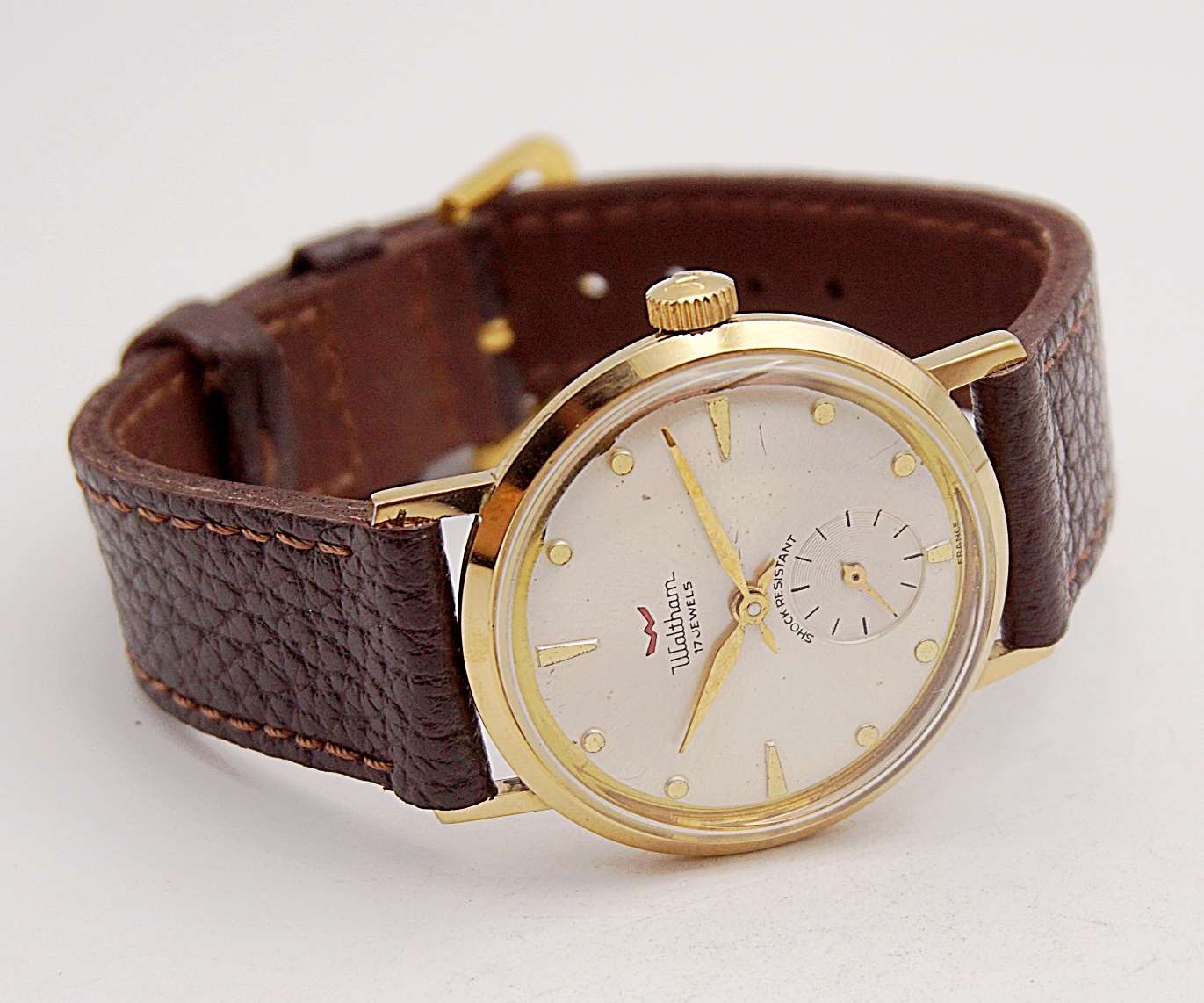 นาฬิกาเก่า WALTHAM ไขลานสองเข็มครึ่ง