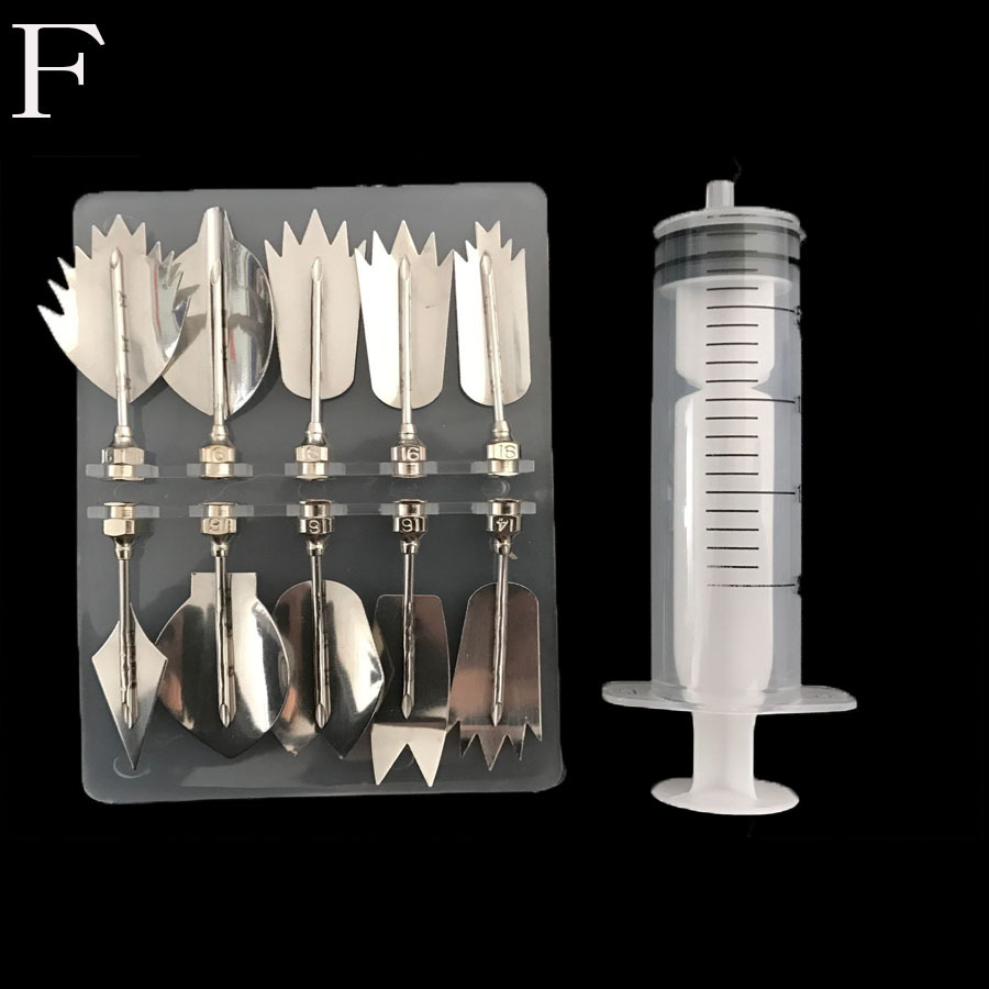 หัวเข็มทำวุ้น 3 มิติ Set F (10 ชิ้น/เซต)