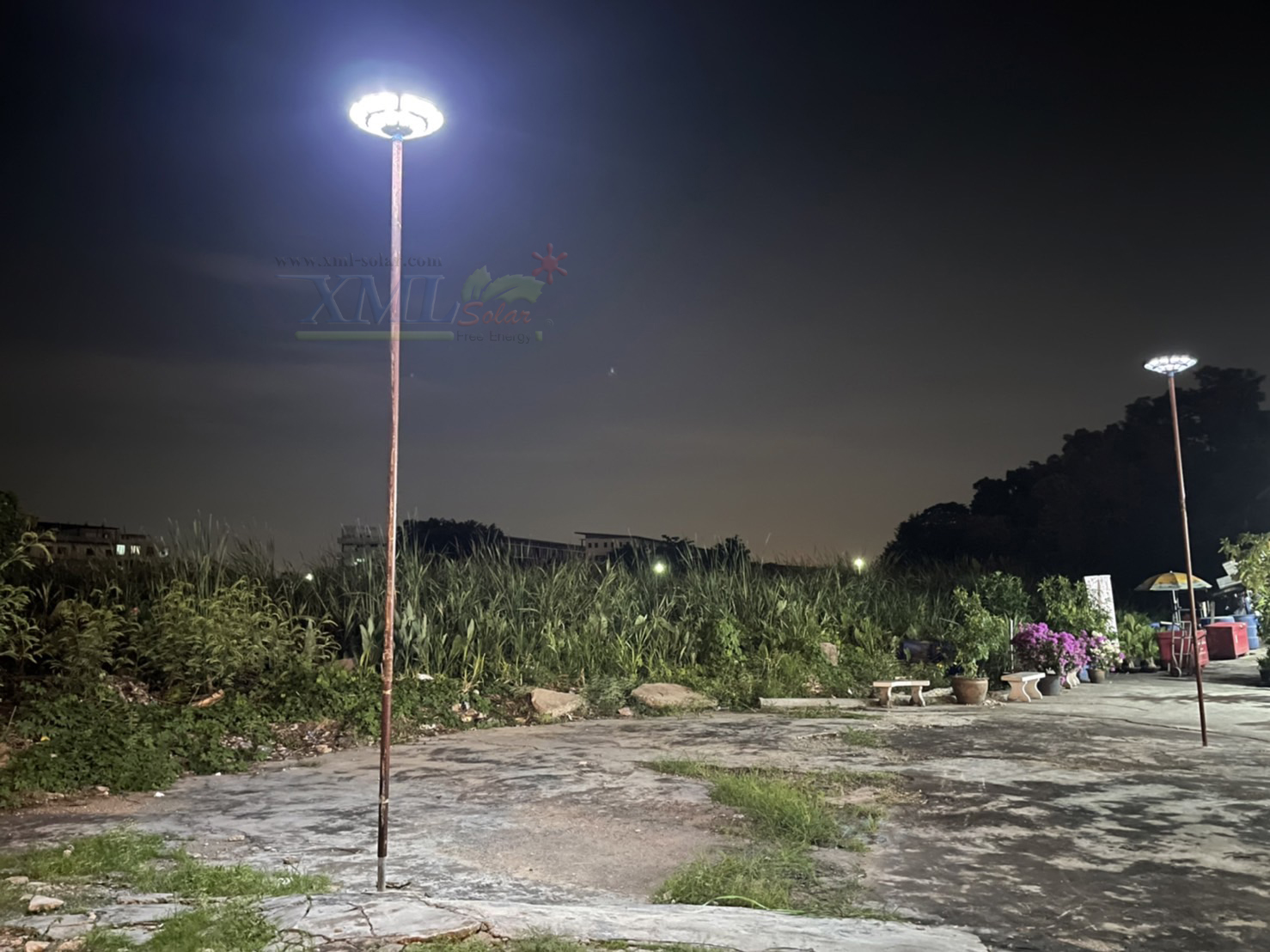โคมไฟโซล่าเซลล์ UFO รุ่น JDของแท้ 200,000W