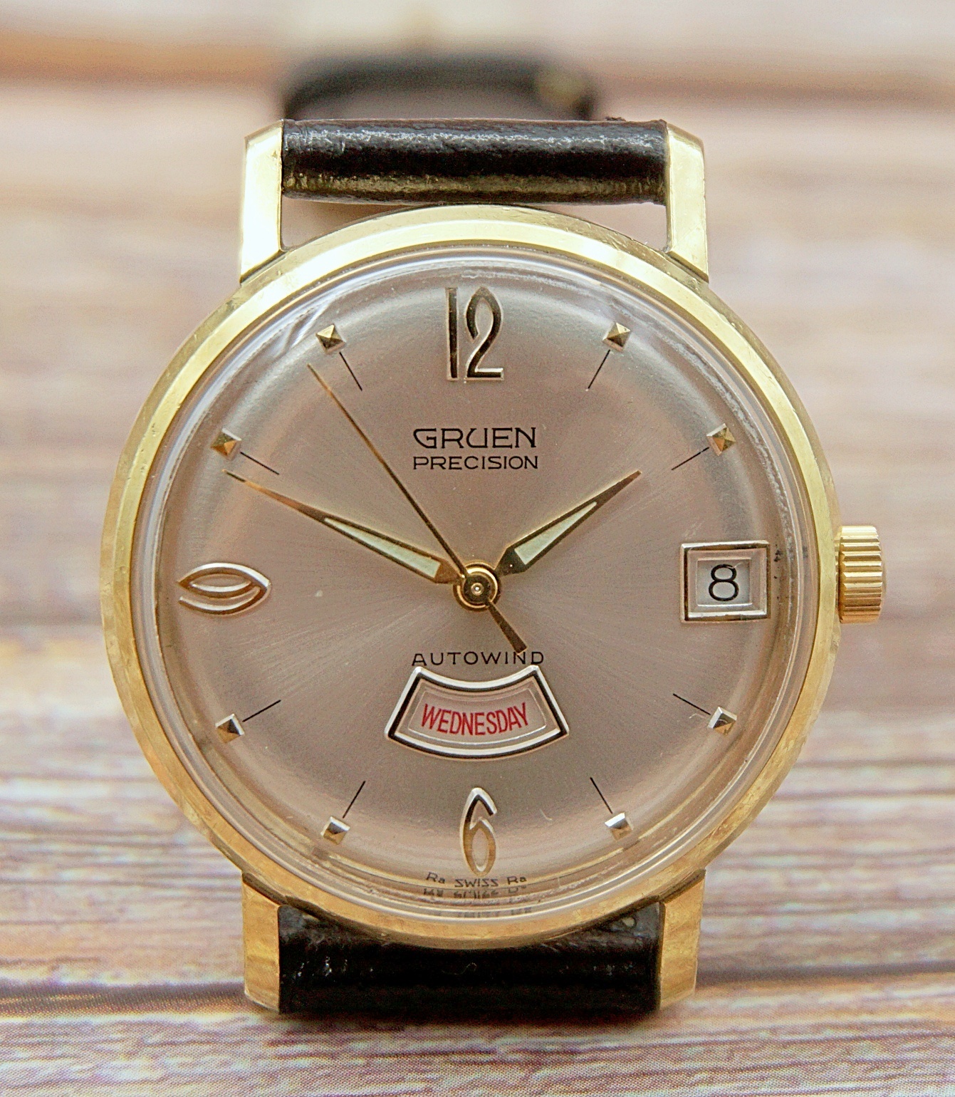 นาฬิกาเก่า GRUEN ออโตเมติก