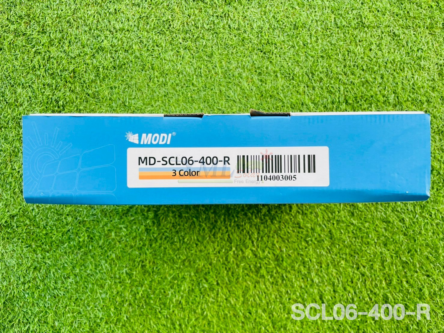 โคมไฟโซล่าเซลล์ ติดเพดาน รุ่น MD-SCL06-R (เปิดได้ 3 แสง)