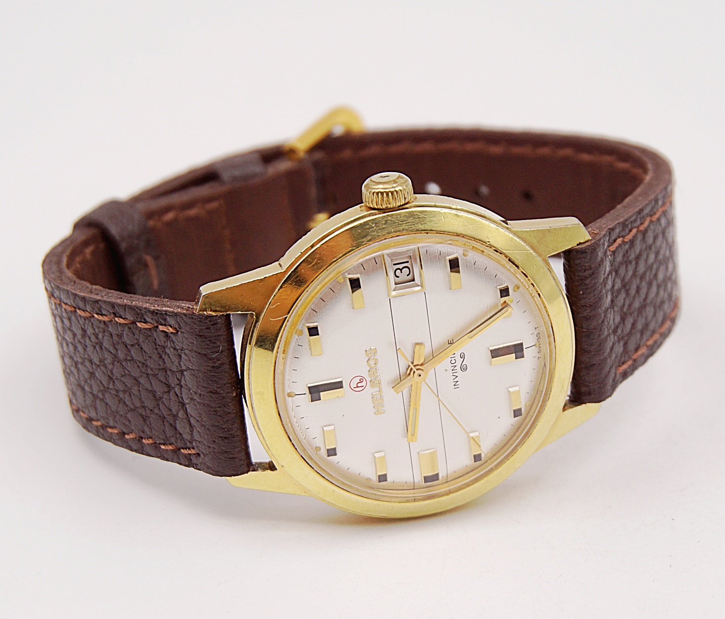 นาฬิกาเก่า HELBROS ไขลาน