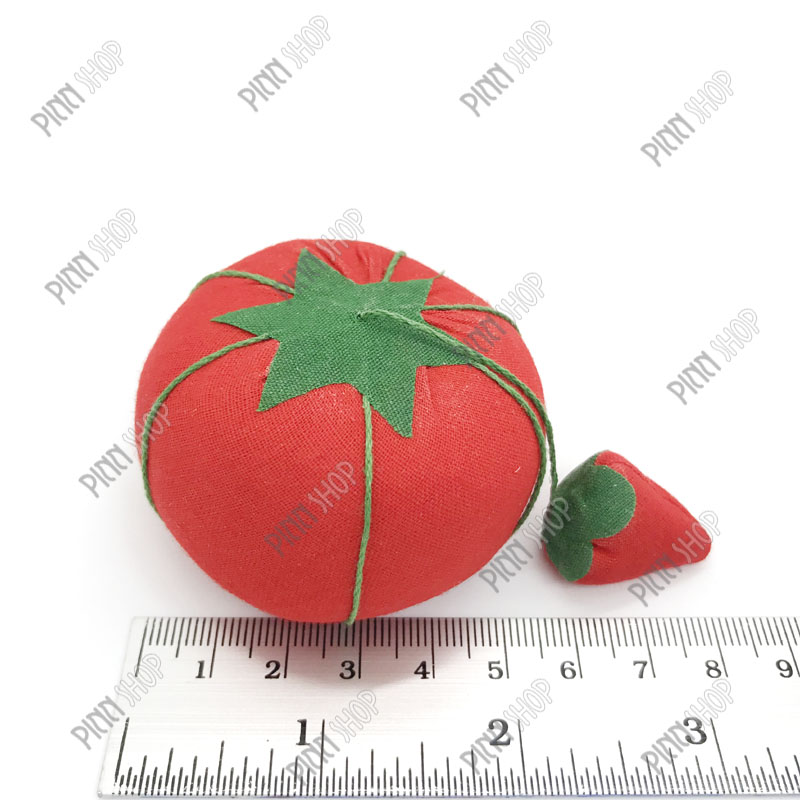 หมอนเข็มรูปมะเขือเทศ