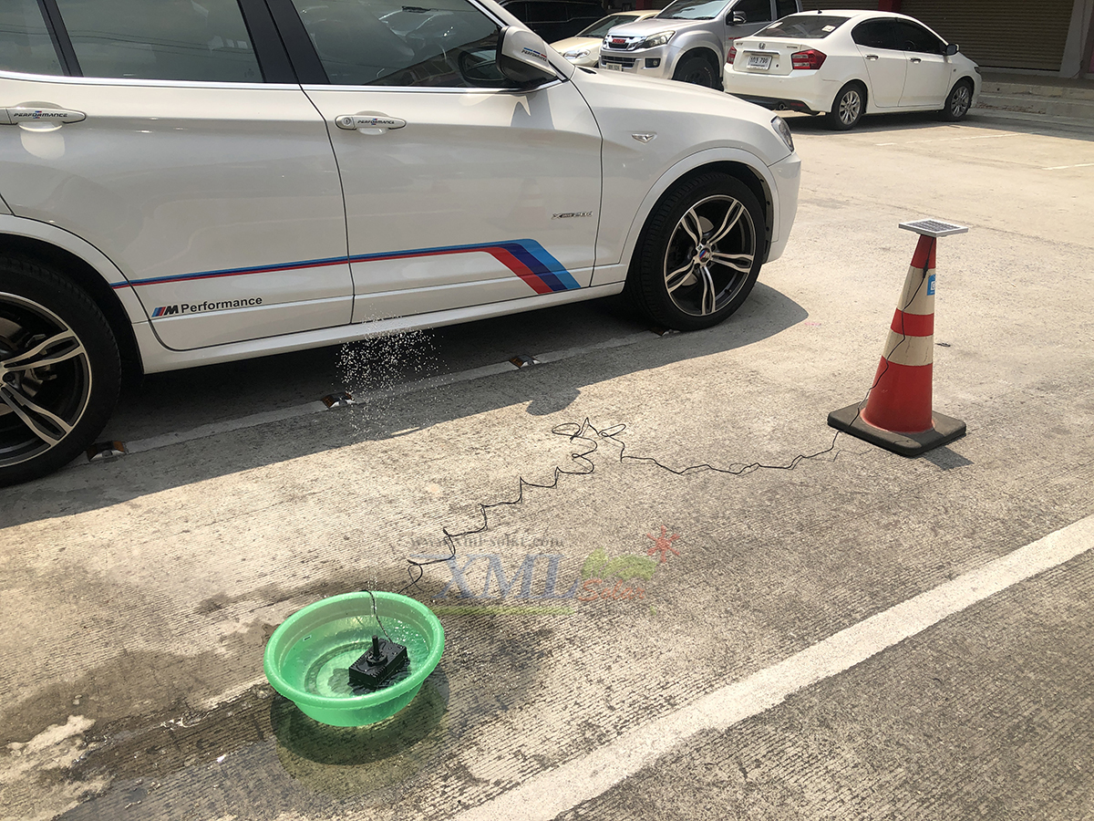 น้ำพุพลังเเสงอาทิตย์ (รุ่น เเผงเเยก) -ไซส์เล็ก (ขนาดแผงโซล่าเซลล์)