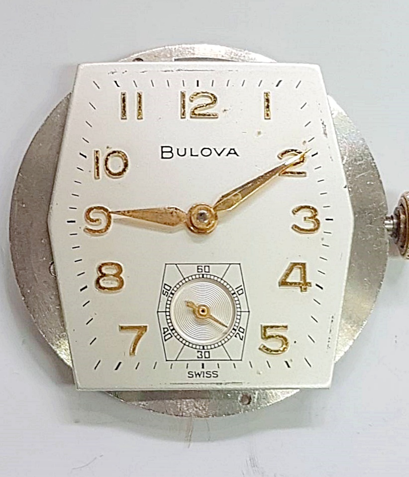 นาฬิกาเก่า BULOVA ไขลานสองเข็มครึ่ง
