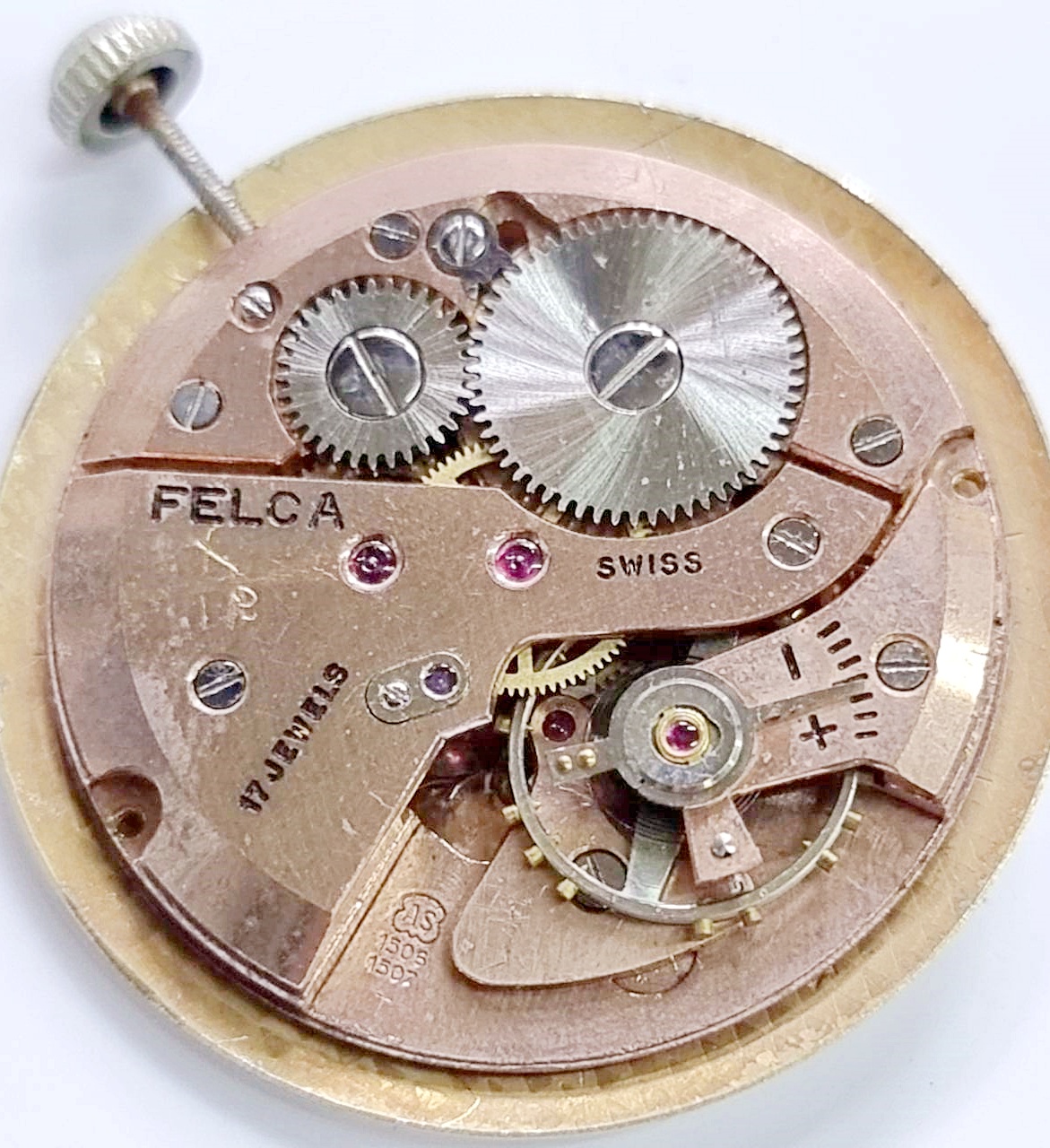 นาฬิกาเก่า FELCA ไขลาน