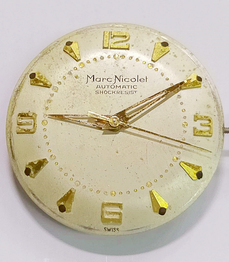 นาฬิกาเก่า MARC NICOLET ออโตเมติก
