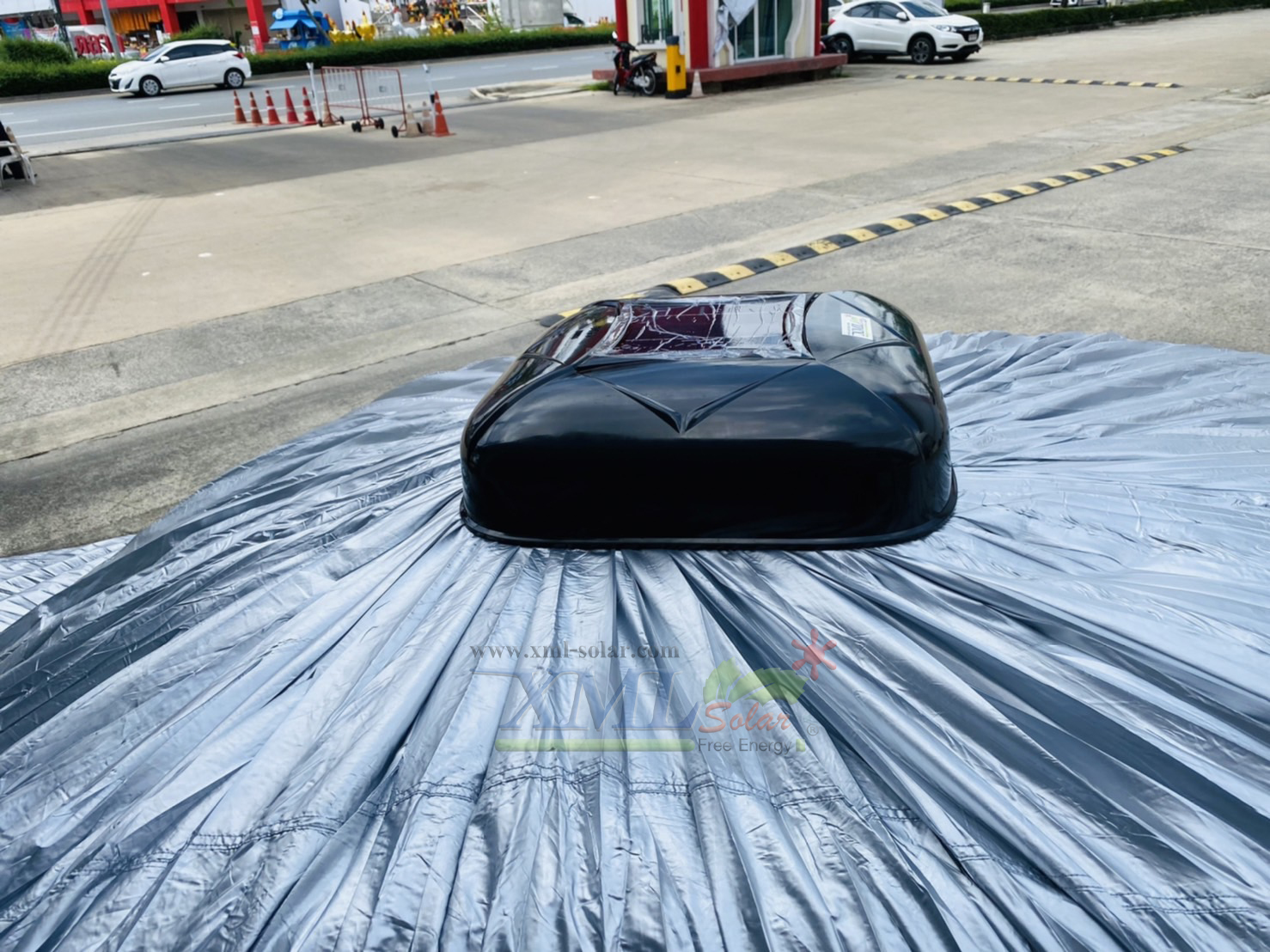 ชุดผ้าคลุมรถยนต์โซล่าเซลล์ ไซต์ YXL สำหรับรถตู้ ขนาดใหญ่