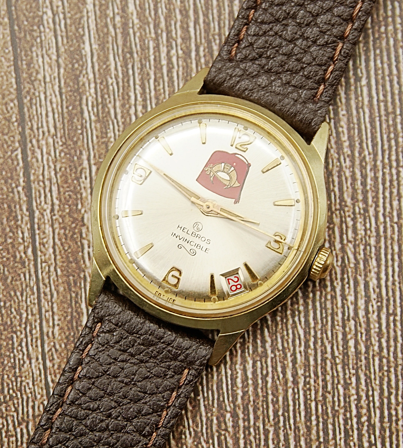 นาฬิกาเก่า HELBROS ไขลาน