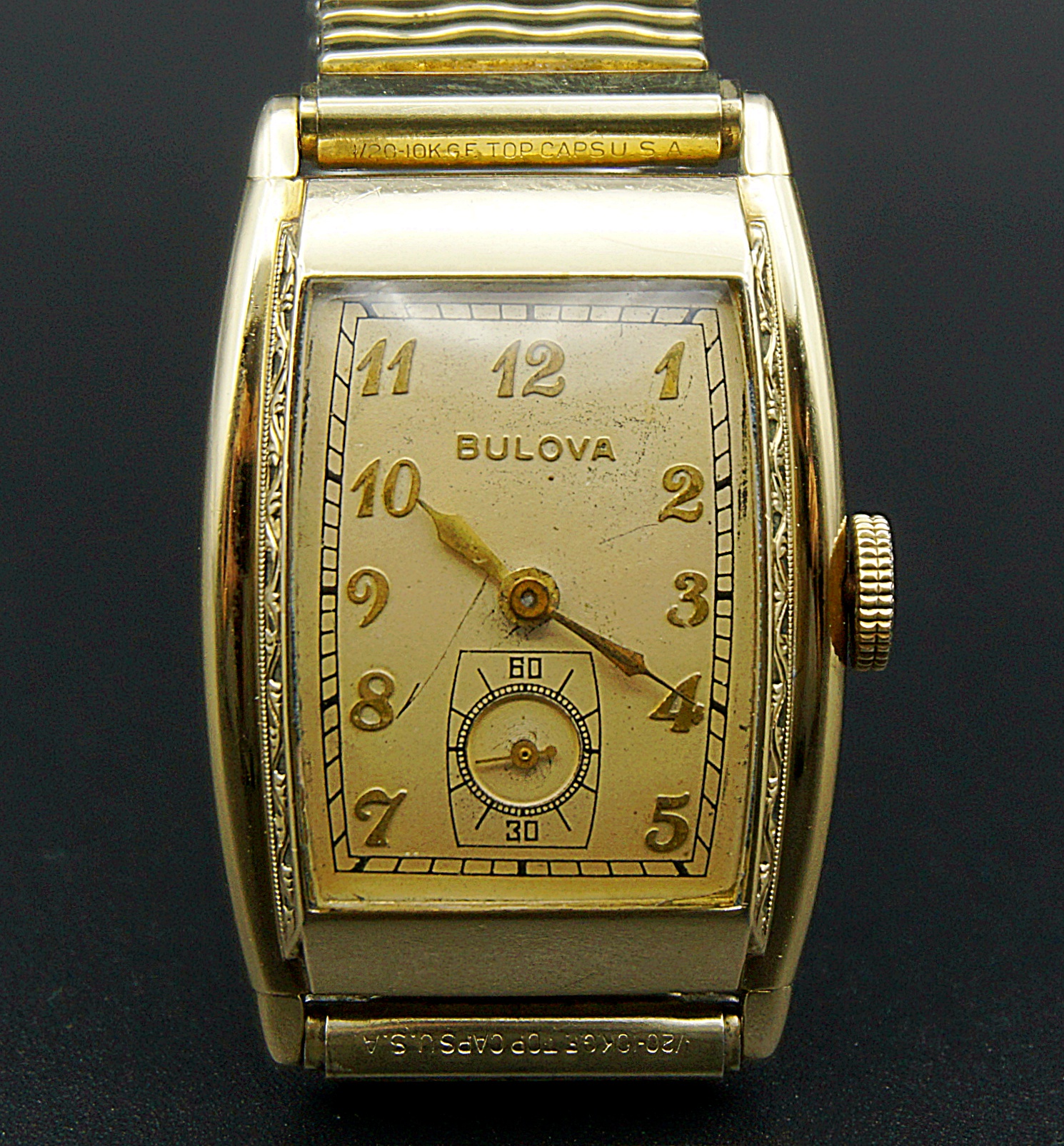 นาฬิกาเก่า BULOVA ไขลานสองเข็มครึ่ง