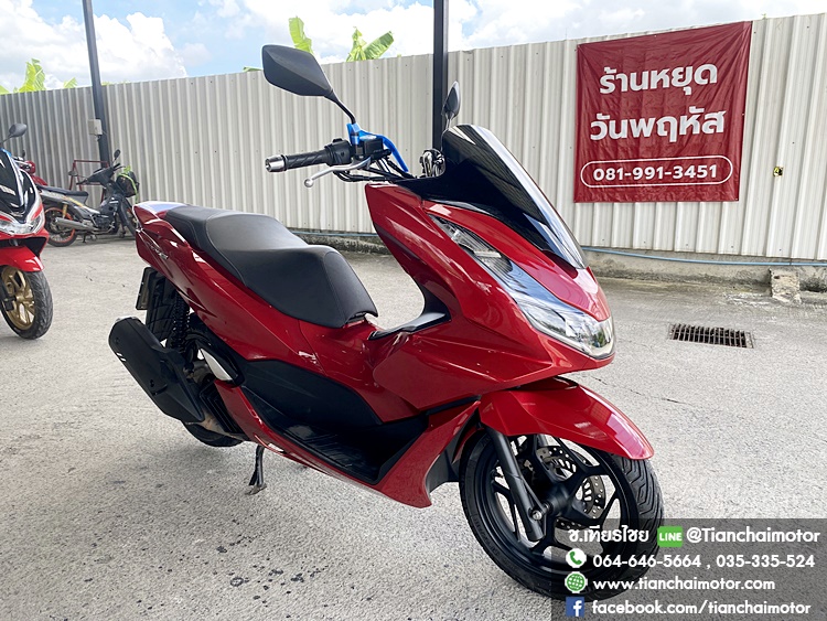 PCX160 ปี64 สีแดงสด เครื่องเดิมๆ ชุดสีสวยรอบคัน เครื่องดี ศูนย์ดี ขับขี่นิ่มๆ ประหยัดน้ำมัน ราคา 82,500
