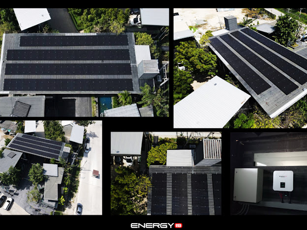 ระบบโซล่าเซลล์ติดหลังคา Energy LiB Solar Rooftop P1 Lite ขนาด 6 kW (ON-GRID) 1 Phase พร้อมติดตั้ง
