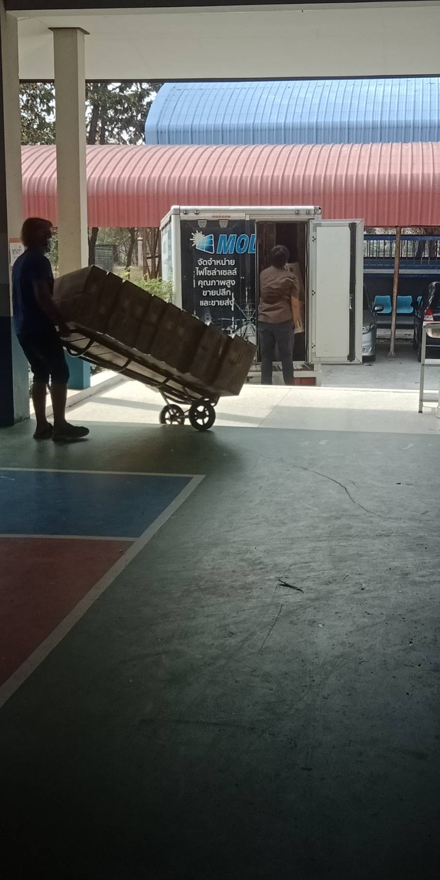 โคมไฟถนนโซล่าเซลล์ Modi x XML รุ่น MD-SLT17-400W (แสง : ขาว)(Motion sensor + สว่างค้าง)