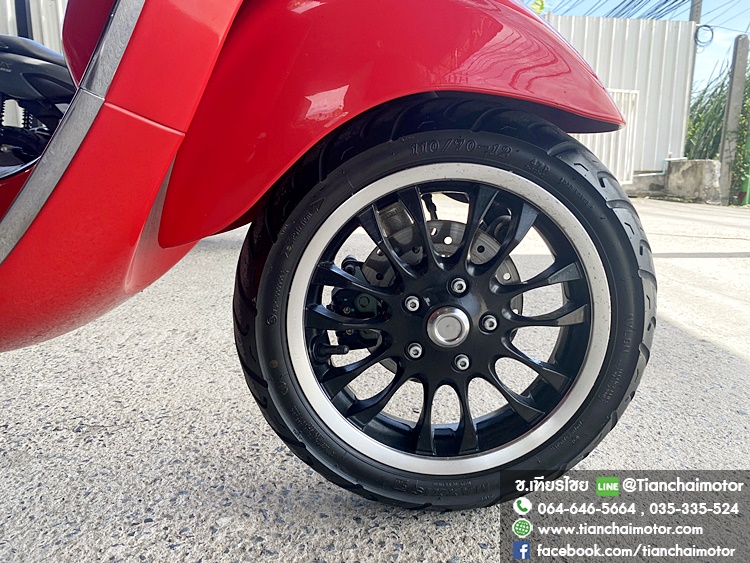 ★ฟรีดาวน์★VESPA SPRINT125IGET ABS ปี66 สีแดง ชุดสีสวยเป๊ะ วิ่งเพียง 9900 กิโล เครื่องเดิมดี ขับขี่คล่องตัว ราคา 79,900