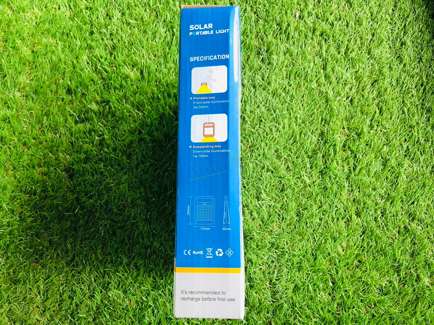 โคมไฟอเนกประสงค์โซล่าเซลล์ รุ่นพกพา 73 LED (แสง : เหลืองวอมไวท์)