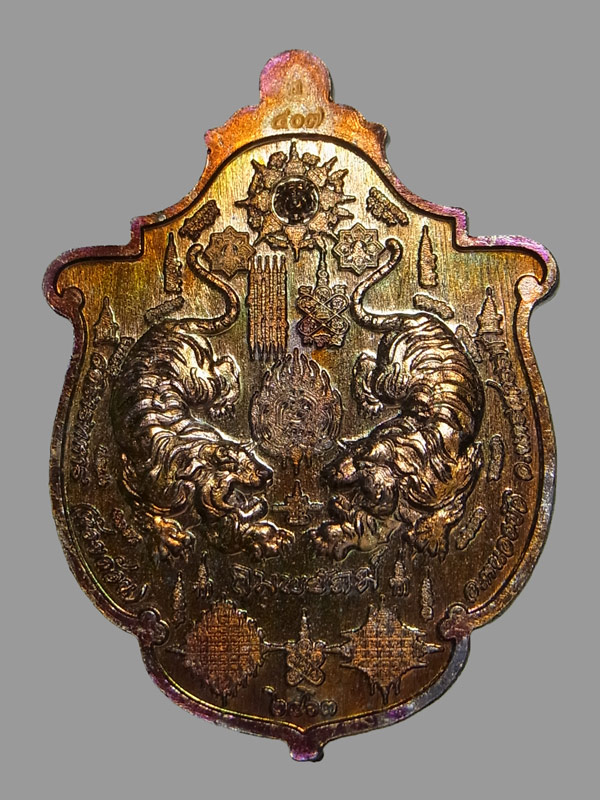 เหรียญคมพยัคฆ์ หลวงพ่อพัฒน์ วัดห้วยด้วน ปี2563