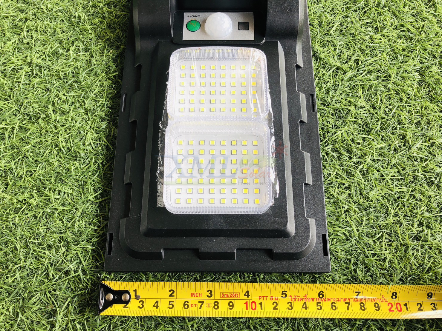 ไฟถนนโซล่าเซลล์ รุ่น MD-SLT27-50W (แสง : ขาว)(ขาเหล็ก)(ระบบสว่างค้าง) ของแท้ แบรนด์ MODI x XMLSOLAR