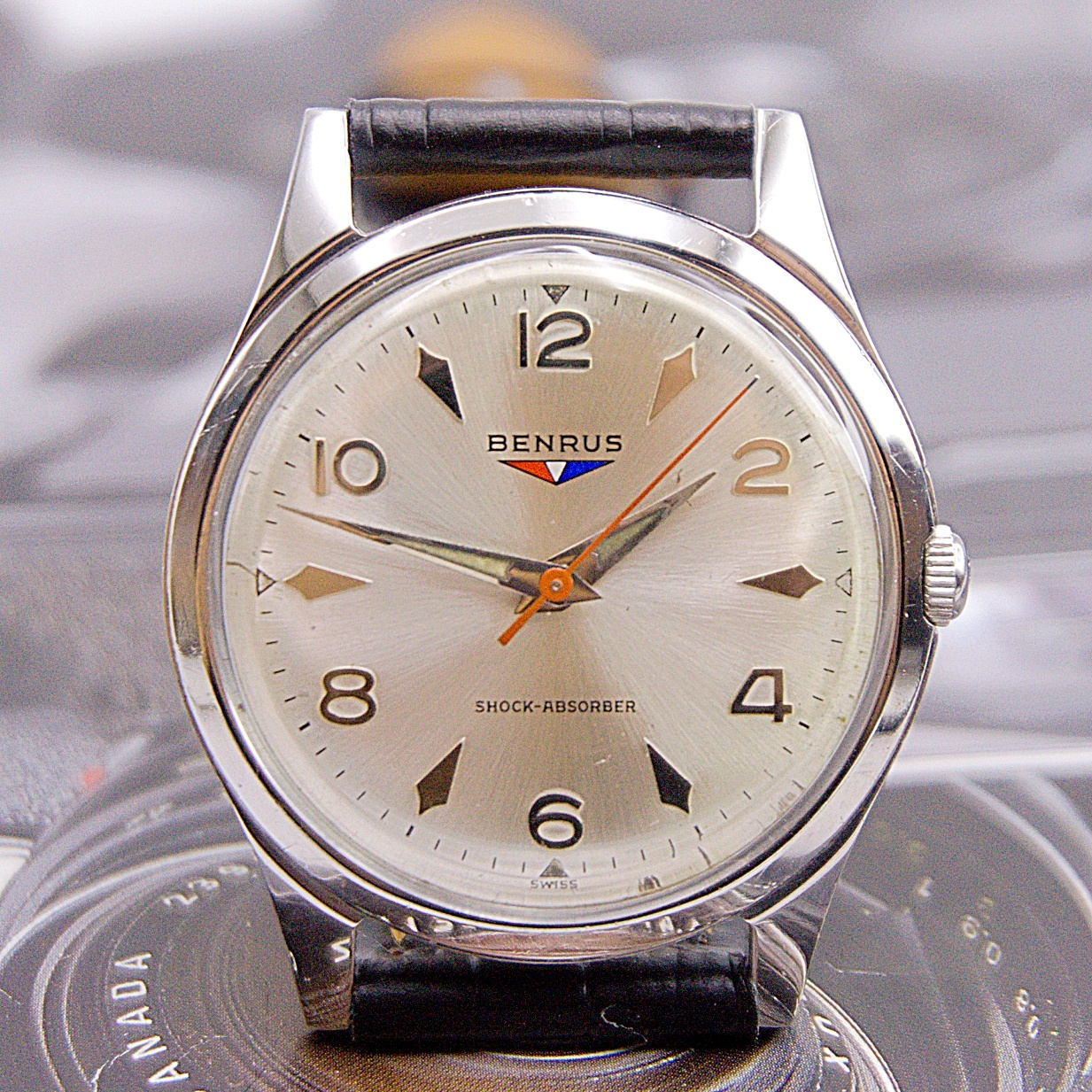 นาฬิกาเก่า BENRUS ไขลาน