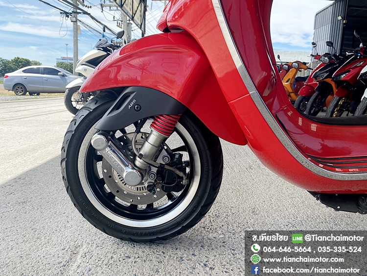 ★ฟรีดาวน์★VESPA SPRINT125IGET ABS ปี66 สีแดง ชุดสีสวยเป๊ะ วิ่งเพียง 9900 กิโล เครื่องเดิมดี ขับขี่คล่องตัว ราคา 79,900