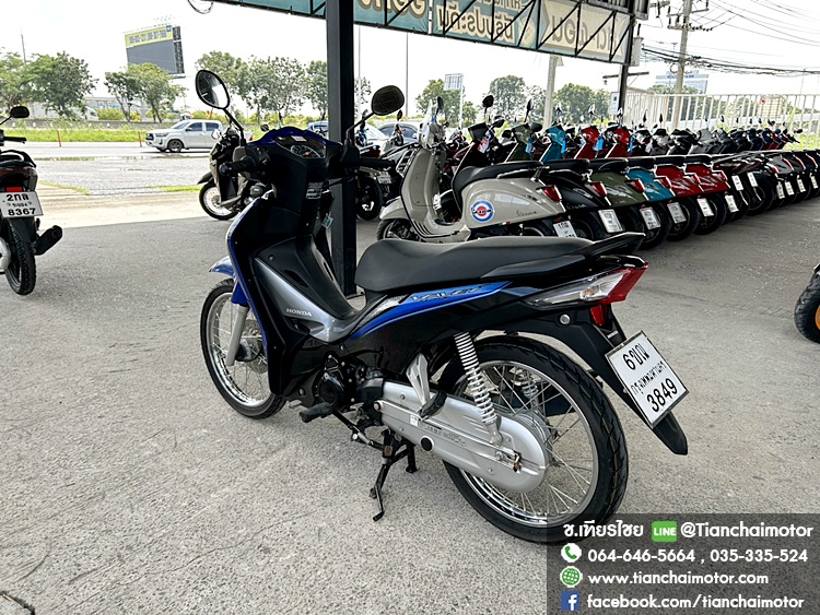 WAVE110I ปี66 สีน้ำเงิน ชุดสีสวยรอบคัน เครื่องเดิมๆ ศูนย์ดี เครื่องแน่น ขับขี่นิ่มๆ ประหยัด ใช้งานทนทาน ราคา 38,900