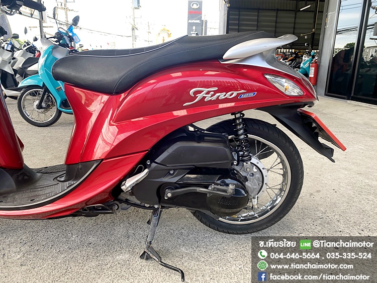 ★ดาวน์3,500★FINO ปี66 สีแดงสุดฮิต วิ่งเพียง 9000 กิโล ชุดสีสวยรอบคัน เครื่องเดิมดี เครื่องดี ศูนย์ดี ประหยัดน้ำมัน ราคา 40,900