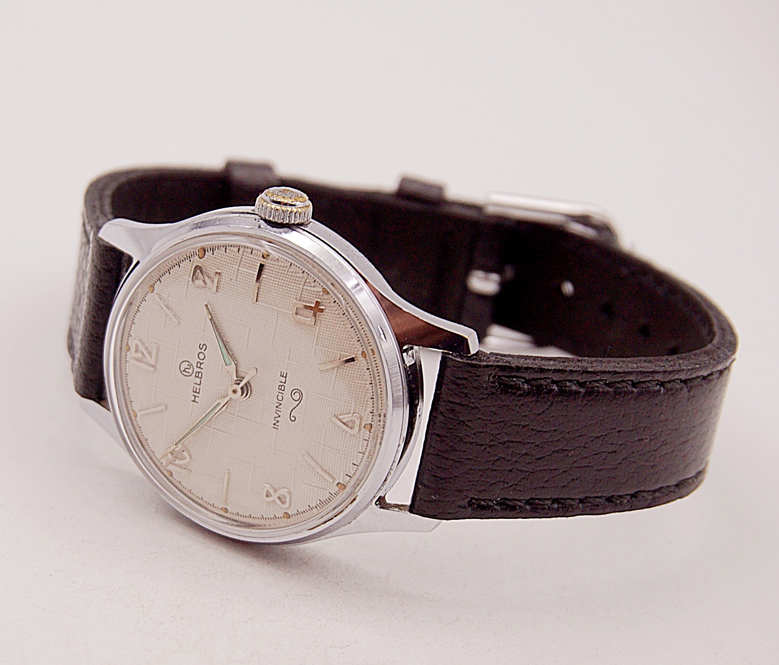นาฬิกาเก่า HELBROS ไขลาน