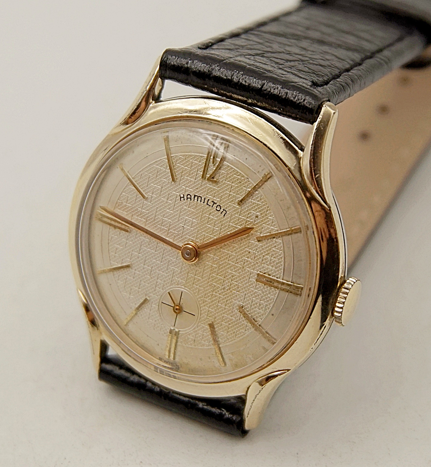 นาฬิกาเก่า HAMILTON ไขลานสองเข็มครึ่ง