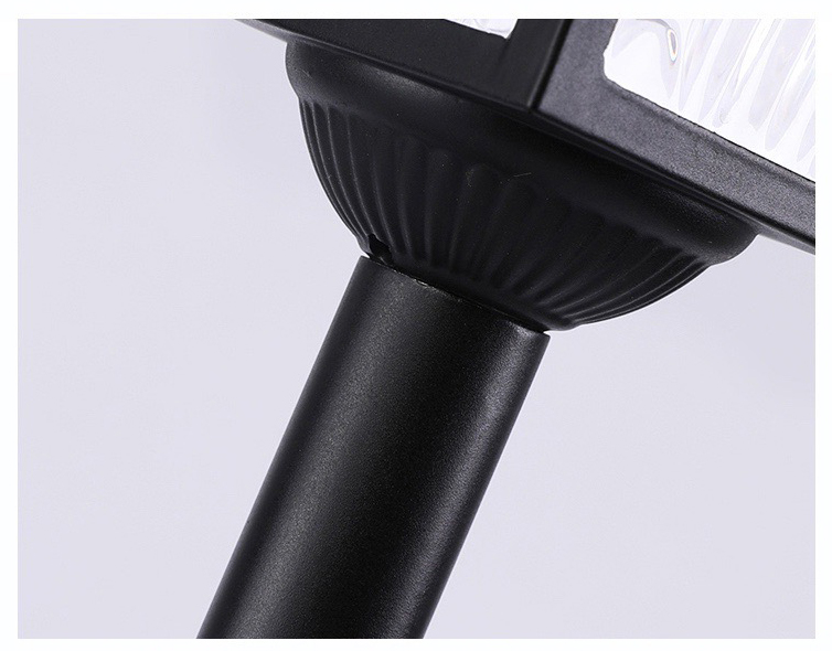 โคมไฟปักสนามโซล่าเซลล์ รุ่นใหม่ ระบบสัมผัส (เเสง : เหลืองวอมไวท์)