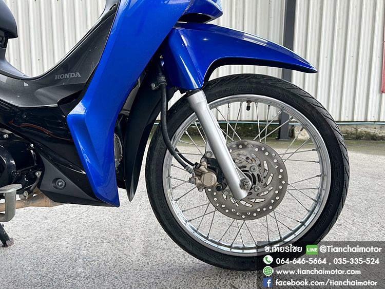 WAVE110I ปี66 สีน้ำเงิน ชุดสีสวยรอบคัน เครื่องเดิมๆ ศูนย์ดี เครื่องแน่น ขับขี่นิ่มๆ ประหยัด ใช้งานทนทาน ราคา 38,900